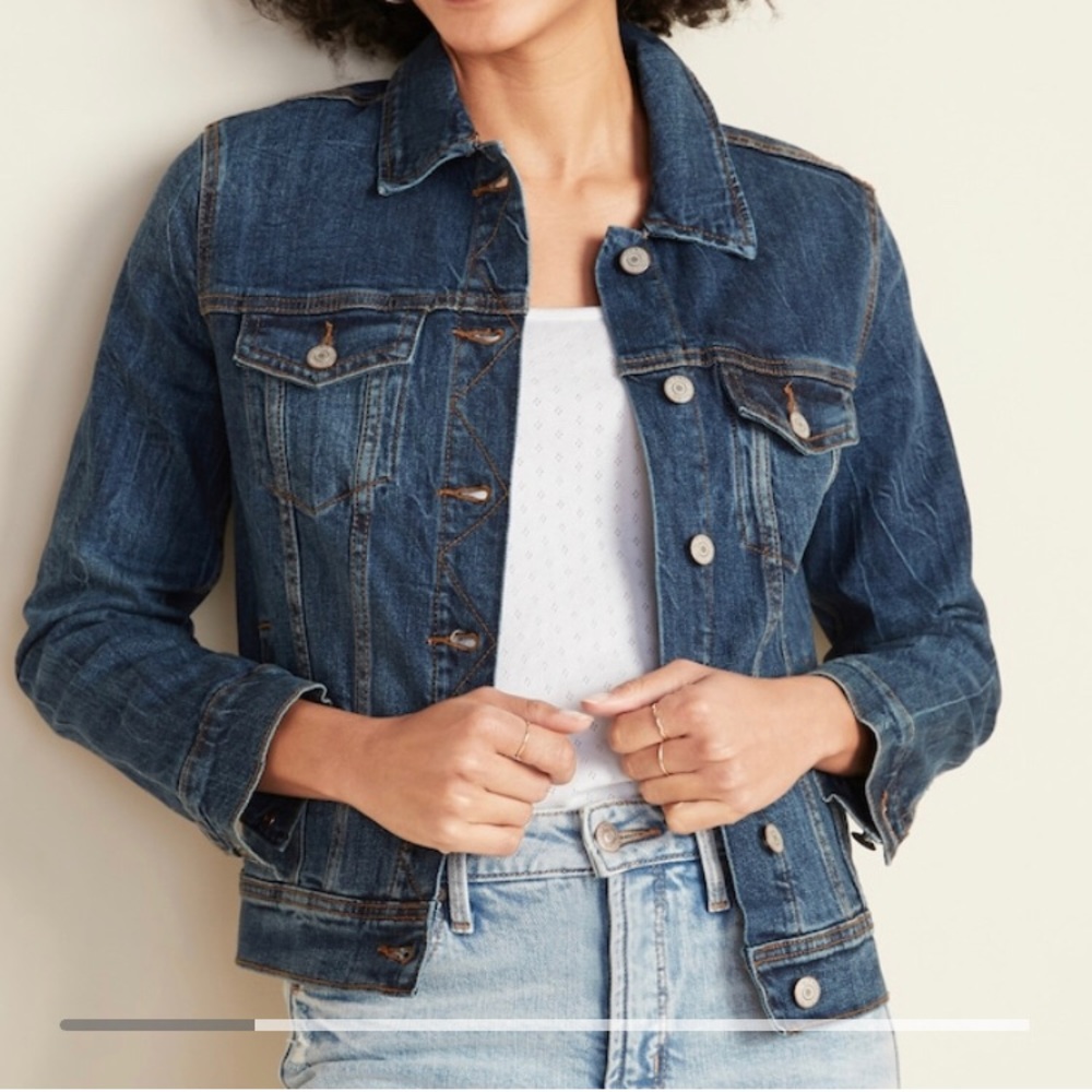 Old Navy Jean Jacket in Dark Worn